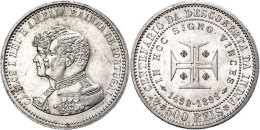 500 Reis, 1898, Carlos I., 400 Jahre Entdeckung Indiens, Vz+.  500 Rice, 1898, Carlos I., 400 Years Detection... - Portugal