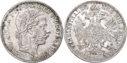 Taler, 1866, Franz Josef I., A, J. 316, Wz. Rf., Vz.  VzThaler, 1866, Francis Joseph I., A, J. 316, Watermark.... - Oesterreich