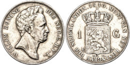 Gulden, 1840, Wilhelm I., Schulman 278, Ss.  SsGuilder, 1840, Wilhelm I., Schulman 278, Very Fine.  Ss - Sonstige & Ohne Zuordnung