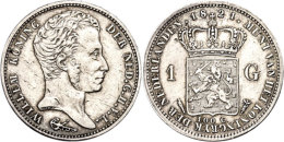 Gulden, 1821, Wilhelm I., Utrecht, Schulman 261, Randfehler, Kratzer Auf Avers, Ss.  SsGuilder, 1821, Wilhelm... - Other & Unclassified