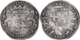 Utrecht, 30 Stuiver, 1689, Delm. 1086, Kl. Schrötlingsriss, Ss.  SsUtrecht, 30 Stuiver, 1689, Delm. 1086,... - Sonstige & Ohne Zuordnung