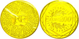 200 Euro, 2011, 50 Jahre Regionen In Frankreich, KM 1757, Schön 1176, Im Papieretui, Ohne Kapsel Und... - Other & Unclassified
