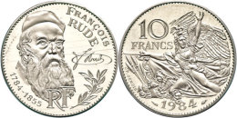 10 Francs, 1984, Piédfort, Rude, Verschweißt, Mit Zertifikat In Schatulle, St.  St10 Franc, 1984,... - Other & Unclassified