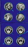 Set Zu 4x 5 Yuan, 1997, Serie Seidenstraße - 3. Ausgabe, Schön 963-966, Mit Echtheitszertifikaten In... - China