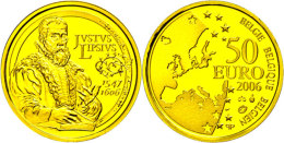 50 Euro, Gold, 2006, 400. Todestag Von Justus Lipsius, KM 256, Schön 225, Im Etui Mit Kapsel Und Zertifikat,... - Sonstige & Ohne Zuordnung