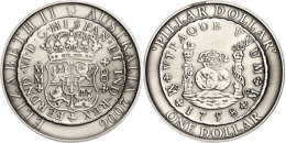 1 Dollar, 2006, Australische Münzgeschichte - Mexikanischer Säulenpiaster 1758, KM 826, Schön 942,... - Other & Unclassified
