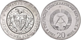 20 Mark, 1987, Stadtsiegel Berlin, St., Katalog: J. 1617 St20 Mark, 1987, City Seal Berlin, St., Catalogue: J.... - Sonstige & Ohne Zuordnung