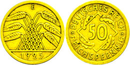 50 Reichspfennig, 1925, E, Ss., Katalog: J. 318 Ss50 Reichs Penny, 1925, E, Very Fine., Catalogue: J. 318 Ss - Sonstige & Ohne Zuordnung