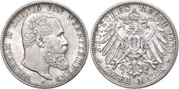 2 Mark, 1902, Wilhelm II., F. St., Katalog: J. 174 2 Mark, 1902, Wilhelm II., F. St., Catalogue: J. 174 - Other & Unclassified