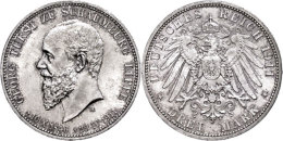 5 Reichsmark, 1911, Georg, Ss, Katalog: J. 166 Ss5 Reichmark, 1911, Georg, Very Fine, Catalogue: J. 166 Ss - Sonstige & Ohne Zuordnung