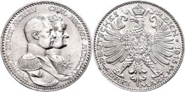 3 Mark, 1915, Wilhelm Ernst, Zur Hundertjahrfeier, Randfehler, Vz., Katalog: J. 163 Vz3 Mark, 1915, Wilhelm... - Altri & Non Classificati