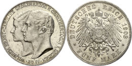 5 Mark, 1903, Wilhelm Ernst, J. 159, Kl. Rf., Vz., Katalog: J. 159 Vz5 Mark, 1903, Wilhelm Ernst, J. 159, Small... - Sonstige & Ohne Zuordnung