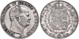 Taler, 1854, Friedrich Wilhelm IV., AKS 76, J. 80, Vz.  VzThaler, 1854, Friedrich Wilhelm IV., Picture... - Sonstige & Ohne Zuordnung