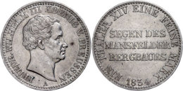 Taler, 1834, Friedrich Wilhelm III., Berlin, AKS 17, J. 62, Wz. Rf., Ss.  SsThaler, 1834, Friedrich Wilhelm... - Sonstige & Ohne Zuordnung