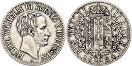 Taler, 1824, A, Friedrich Wilhelm III., AKS 14, J. 59, Kl. Rf., Ss.  SsThaler, 1824, A, Friedrich Wilhelm III.,... - Sonstige & Ohne Zuordnung