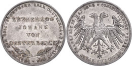 Doppeltaler, 1848, Johann Von Österreich, AKS 39, J. 46, Kl. Rf., Vz.  VzDouble Taler, 1848, Johann From... - Sonstige & Ohne Zuordnung