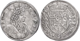 2/3 Taler, 1689, Bernhard, Dav. 875, Kl. Schrötlingsfehler, Ss.  Ss2 / 3 Thaler, 1689, Barney, Dav. 875,... - Other & Unclassified