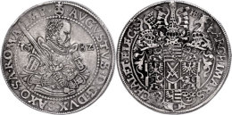 Taler, 1582, August, Schnee 725, Dav. 9798, Ss+.  Thaler, 1582, August, Snow 725, Dav. 9798, Very Fine. - Sonstige & Ohne Zuordnung