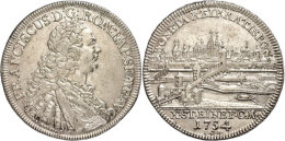 Taler, 1754, Mit Titel Franz I. Stefan, JCB, Dav. 2618, Ss.  SsThaler, 1754, With Title Francis I. Stephen,... - Sonstige & Ohne Zuordnung