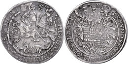 Taler, 1610, Bruno II., Wilhelm I. Johann Georg IV. Und Volrath VI., Tornau 153, Kl. Schrötlingsfehler, Ss+. ... - Other & Unclassified