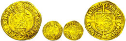 Goldgulden (3,26g), O.J. (1463-1497), Heinrich II. Von Schwarzburg, Fb. 427, Wz. Schrötlingsriss Zwischen 3... - Other & Unclassified