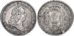 Taler, 1765, Mit Titel Franz I., Dav. 1930, Forster 655, Stempelbruch Und Kl. Schrötlingsfehler, Ss. ... - Sonstige & Ohne Zuordnung