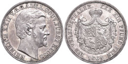 Taler, 1868, Heinrich XXII., AKS 15, J. 50, Hübsche Tönung, Vz-st.  Vz-stThaler, 1868, Heinrich... - Sonstige & Ohne Zuordnung