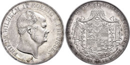 Doppeltaler, 1865, Friedrich Wilhelm IV., AKS 70, Vz-st.  Vz-stDouble Taler, 1865, Friedrich Wilhelm IV.,... - Sonstige & Ohne Zuordnung