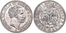 Taler, 1828, A, Friedrich Wilhelm III., AKS 15, J. 60, Wz. Rf., F. Vz.  Thaler, 1828, A, Friedrich Wilhelm... - Sonstige & Ohne Zuordnung