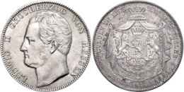 Doppeltaler, 1844, Ludwig II., AKS 100, J. 41, Kl. Kr. Auf Avers, Vz+.  VzDouble Taler, 1844, Ludwig II., AKS... - Other & Unclassified