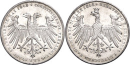 Doppelgulden, 1848, 18. Mai 1848, AKS 38, J. 45, Wz. Rf., Vz+.  Double Guilder, 1848, 18. May 1848, Picture... - Sonstige & Ohne Zuordnung