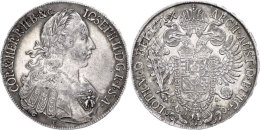 Taler, 1771, Josef I.,  Dav. 1164 Eypeltauer 821, Ss-vz.  Ss-vzThaler, 1771, Joseph I., Dav. 1164 Eypeltauer... - Austria