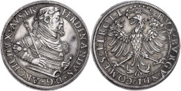 Doppeltaler (58g), O.J. (1564-1595), Posthum, Leopold, Dav. 8112, Hsp., F. Vz.  Double Taler (58g), O. J.... - Oesterreich