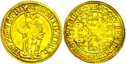 Goldgulden (3,33g), O.J. (1439-1496), Sigismund, Fb. 6, Kl. Schrötlingsriss, Ss.  SsGold Guilders (3,... - Austria