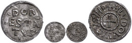 Dorestad, Denar (1,66g), 814-840, Ludwig Der Fromme. Av: Kreuz, Im Außenkranz "HLVDOVVICVS IMP". Rev:... - Sonstige – Europa