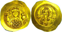 Michael VII., 1071-1078, Elektron Histamenon Nomisma (4,41g), Konstantinopel. Av: Christusbrustbild Von Vorn, Darum... - Byzantine