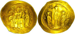 Romanus IV. Diogenes, 1068-1071, Gold Histamenon Nomisma (4,40g), Konstantinopel. Av: Christus, Romanus Und Eudocia... - Byzantine