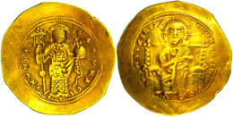 Constantinus X., 1059-1067, Gold Histamenon Nomisma (4,32g), Konstantinopel. Av: Thronender Christus Von Vorn,... - Byzantinische Münzen