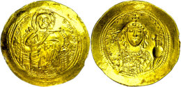 Constantinus IX., 1042-1055, Gold Histamenon Nomisma (4,42g), Konstantinopel. Av: Thronender Christus Von Vorn,... - Byzantinische Münzen