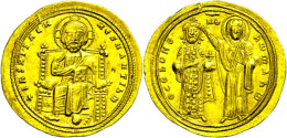 Romanus III., Argyrus, 1028-1035, Gold Histamenon Nomisma (4,40g), Konstantinopel. Av: Thronender Christus Von... - Byzantinische Münzen