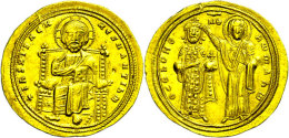 Romanus III., Argyrus, 1028-1035, Gold Histamenon Nomisma (4,40g), Konstantinopel. Av: Thronender Christus Von... - Byzantine