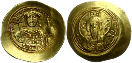 Michael VII., 1071-1078, El-Histamenon Nomisma (Scyphat) (4,36g), Konstantinopel. Av: Brustbild Des Christus Mit... - Byzantine