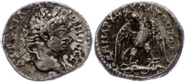 Ceasarea Maritima, Tetradrachme (11,80g), Caracalla, 215-217. Av: Büste Nach Rechts, Darum Umschrift. Rev:... - Province