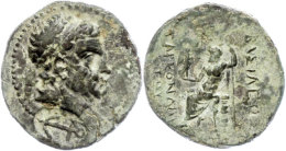 Kilikien, AE (9,51g), Tarkondimotos I., 39-31 V. Chr. Av: Kopf Nach Rechts. Rev: Thronender Zeus Nach Links.... - Province