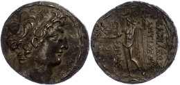 Ptolemais, Tetradrachme (16,11g), Antiochos VIII., 121-113 V. Chr. Av: Kopf Nach Rechts. Rev: Stehender Zeus... - Ohne Zuordnung