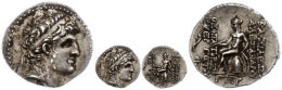 Drachme (4,16g), 149-147 V. Chr., Alexander I. Theopator Euergetes, Antiochia Am Orontes. Av: Kopf Nach Rechts.... - Unclassified