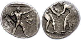 Aspendos, Stater(10,75g), Ca. 400-370 V. Chr. Av. Zwei Ringer. Rev: Schleuderer Nach Rechts, Rechts Triskele, Links... - Ohne Zuordnung