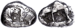 Stater (10,62g), 561-546 V. Chr., Kroisos, Sardeis. Av: Löwen Und Stierprotome Einander Gegenüber. Rev:... - Non Classés