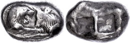 Stater (10,49g), 561-546 V. Chr., Kroisos, Sardeis. Av: Löwen Und Stierprotome Einander Gegenüber. Rev:... - Unclassified