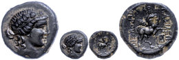 Ae (4,22g), 183-149 V. Chr., Prusias II.. Av: Dyonysoskopf Mit Efeukranz Nach Rechts. Rev: Kentaur Mit Lyra Nach... - Non Classés